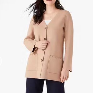 Kate Spade - Scalloped Sweater Blazer